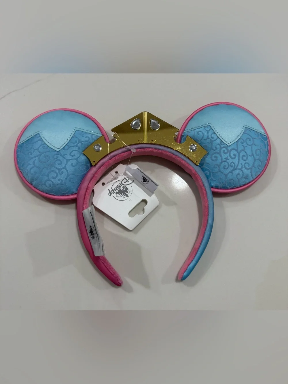 Disney Parks Sleeping Beauty Aurora Pink And Blue Ears Headband New